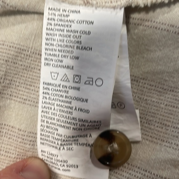 prAna XS racer back hemp/cotton/spandex knee length casual dress - Picture 12 of 14